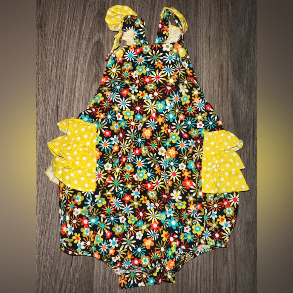 Floral Kids One Piece